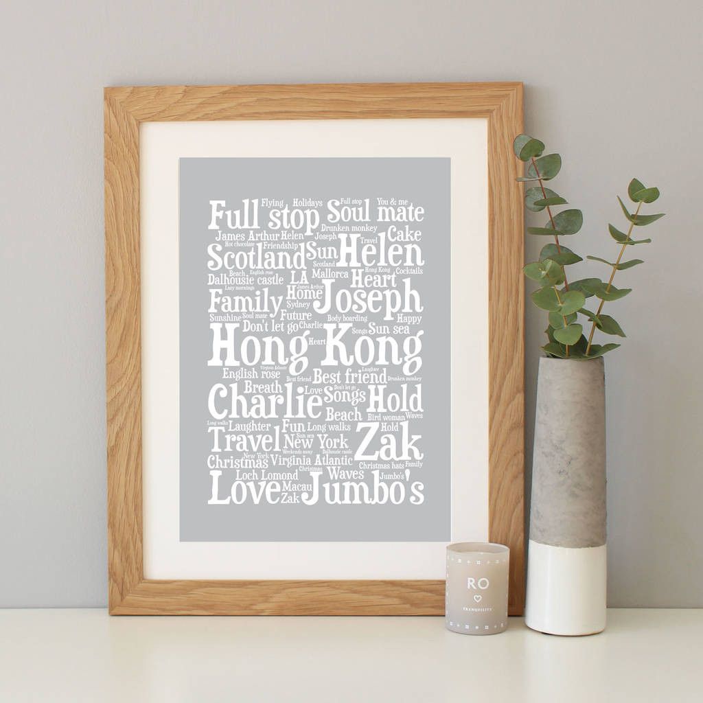 29 Great Personalized Flower Vase Photo 2024 free download personalized flower vase photo of personalised word art print by hope and love notonthehighstreet com regarding personalised word art print