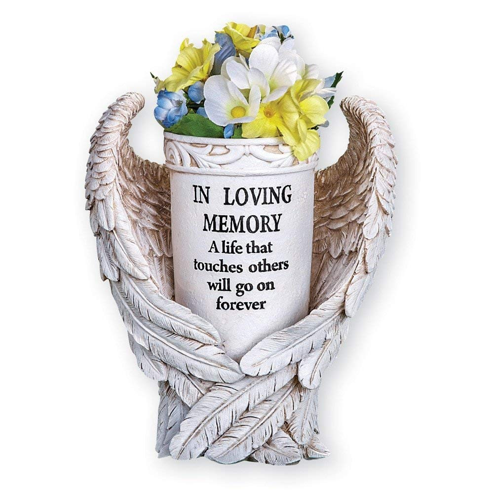30 Fabulous Personalized Memorial Vases for Weddings 2024 free download personalized memorial vases for weddings of amazon com collections etc angel wings memorial vase garden decor regarding amazon com collections etc angel wings memorial vase garden decor yard