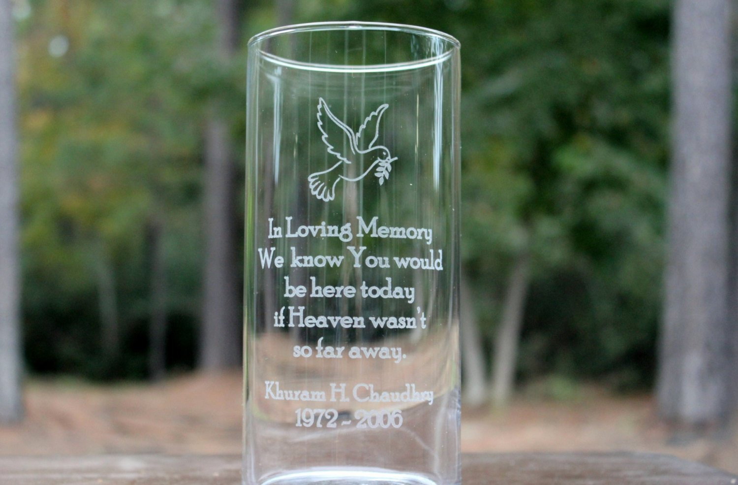30 Fabulous Personalized Memorial Vases for Weddings 2024 free download personalized memorial vases for weddings of personalized memorial glass vase custom engraved memorial etsy with regard to dc29fc294c28epowiac299ksz