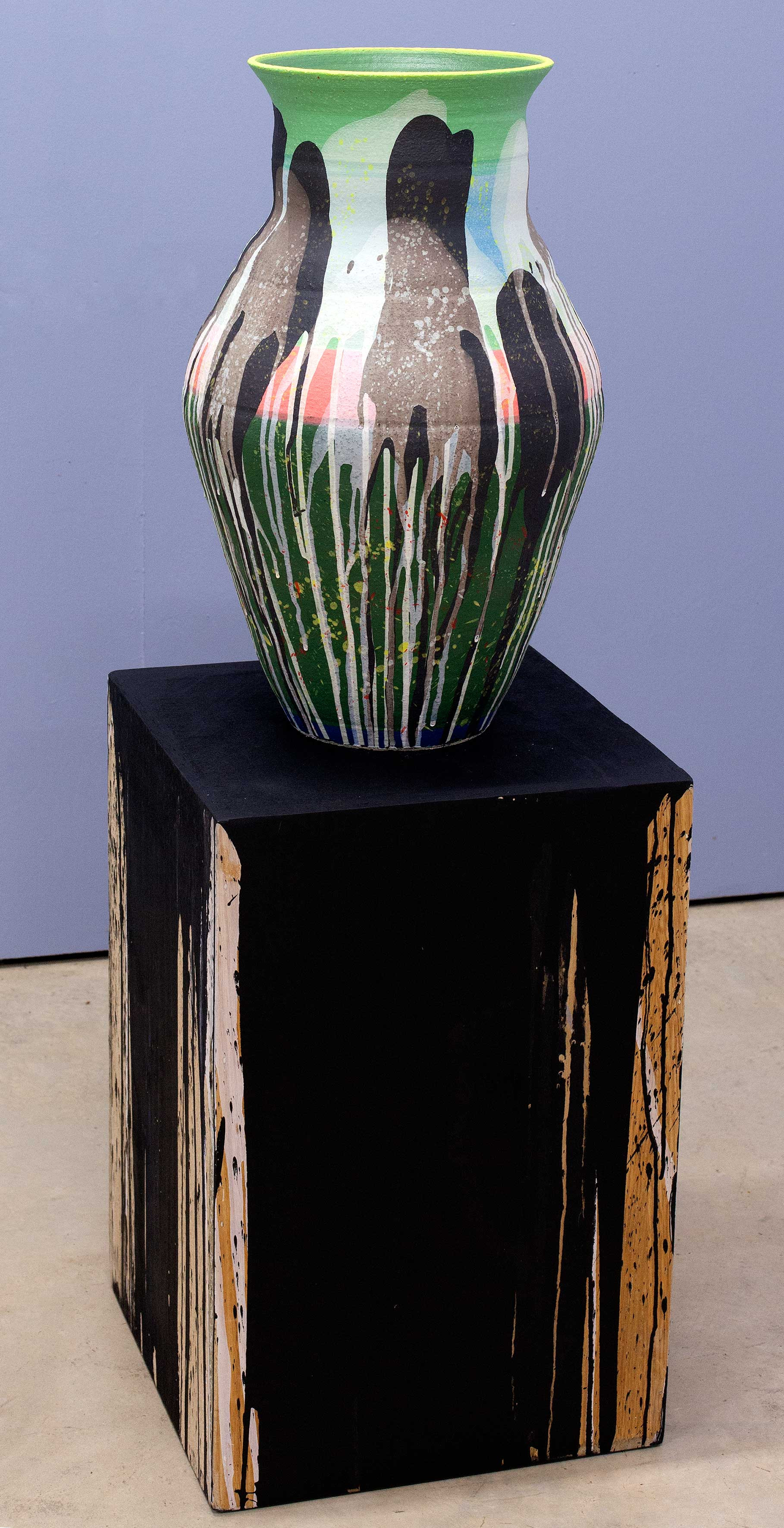 pilgrim glass vase of ceramics sculpture installation by kerrie warren pilgrim creek intended for pot on perch pilgrim creek studios