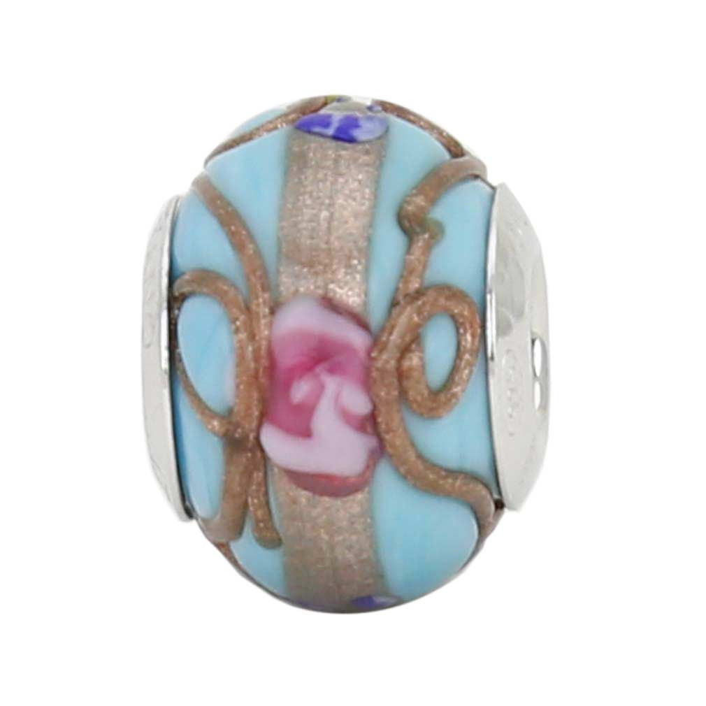 22 Great Pink Murano Glass Vase 2024 free download pink murano glass vase of glassofvenice murano glass sterling silver fiorato aqua charm bead for murano glass sterling silver fiorato aqua charm bead