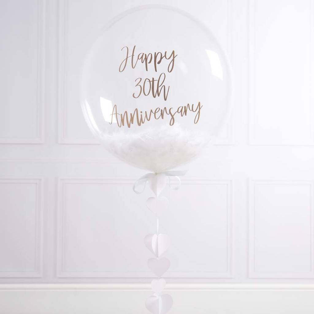 20 Nice Pink Pearl Vase Fillers 2024 free download pink pearl vase fillers of personalised pearl anniversary feather balloon by bubblegum balloons pertaining to personalised pearl anniversary feather balloon