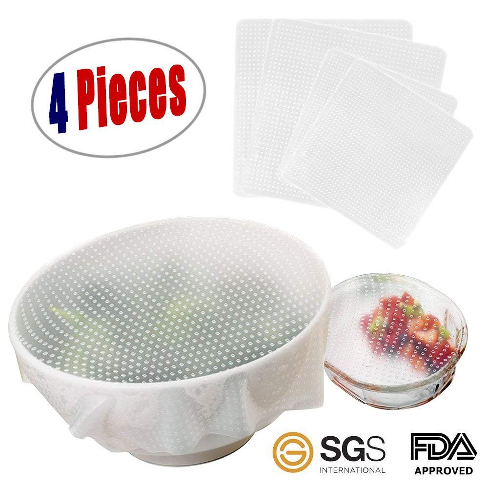 plastic bubble ball vase of amazon com dbeazzt silicone seal bowl covers and food stretch lids with regard to amazon com dbeazzt silicone seal bowl covers and food stretch lids reusable keep food fresh plastic wrap for environmental kitchen tools 4pcs 2pcs