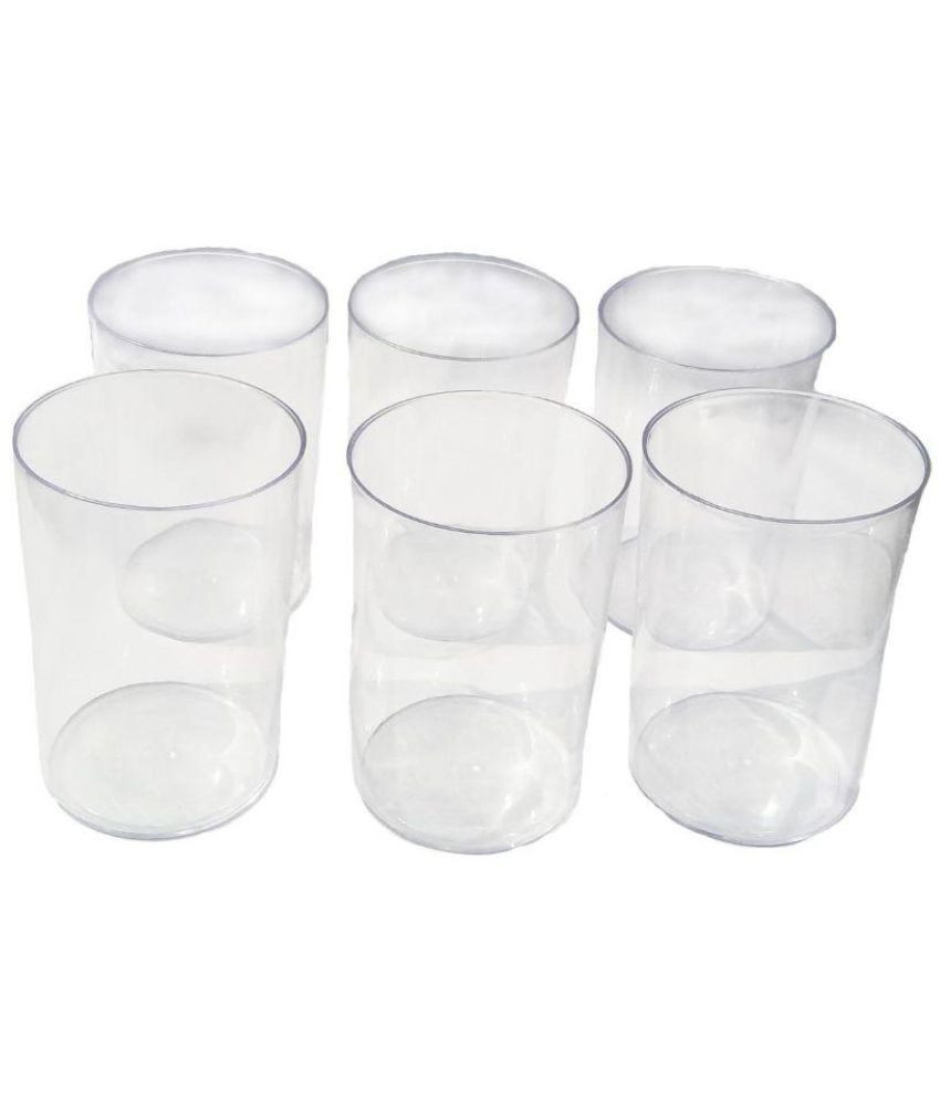 plastic round cylinder vases of unbreakable round 300ml plastic transparent glass set of 6 buy pertaining to unbreakable round 300ml plastic transparent glass set of 6