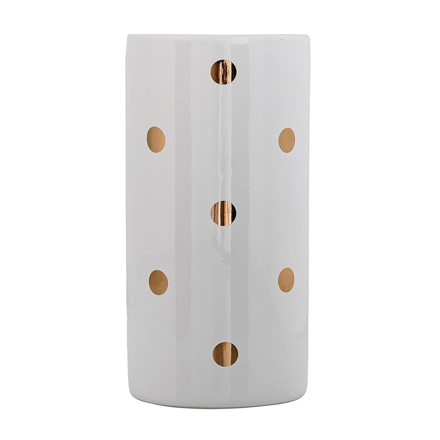 plastic trumpet vases wholesale of amazon com white ceramic vase with gold dots home kitchen pertaining to 812hps4biel sl1500