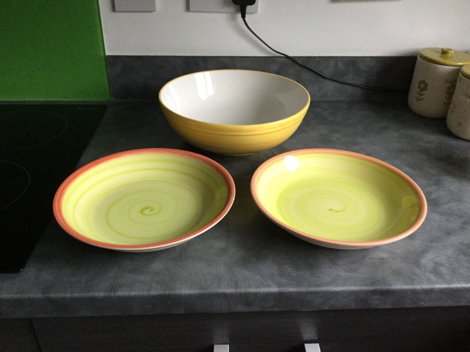 plum vases and bowls of https en shpock com i w6n0iktubxrapvwp 2018 09 20t174250 inside large yellow bowl plus 2large dishes