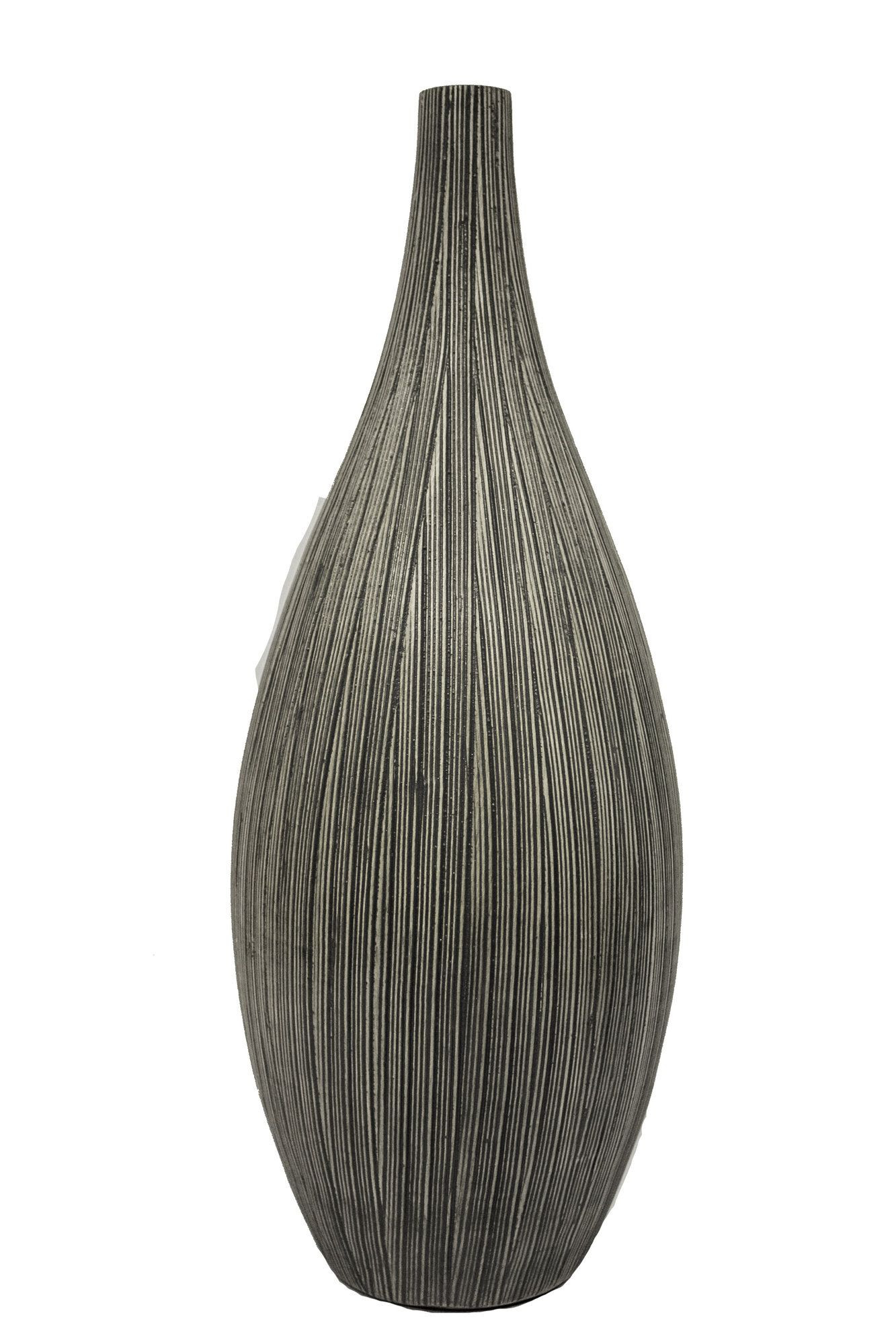 polyresin vase of sagebrook home pitted bottle table vase vc10018 01 for emmett bottle floor vase