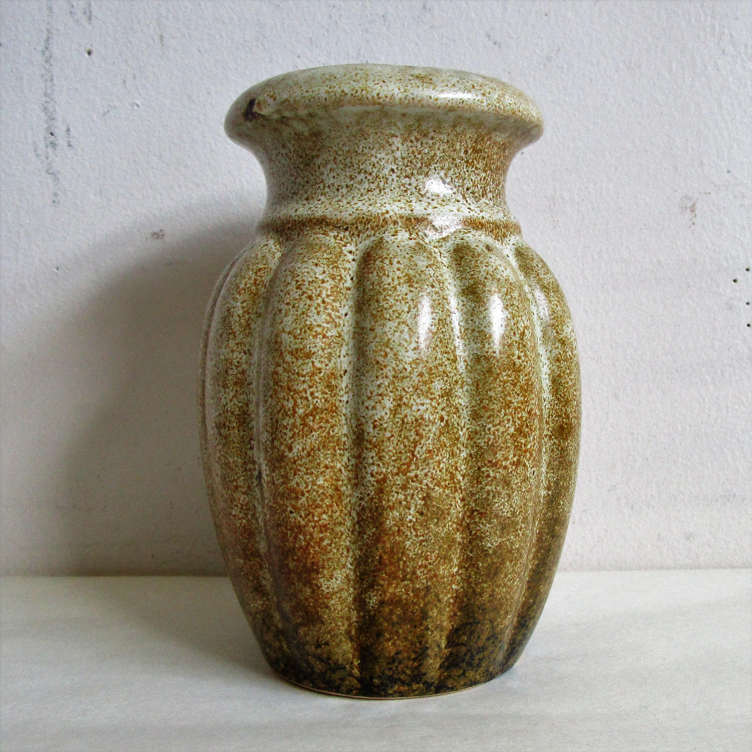 pottery craft usa vase of vintage 70s scheurich keramik vase west german 292 15 golden for dzoom