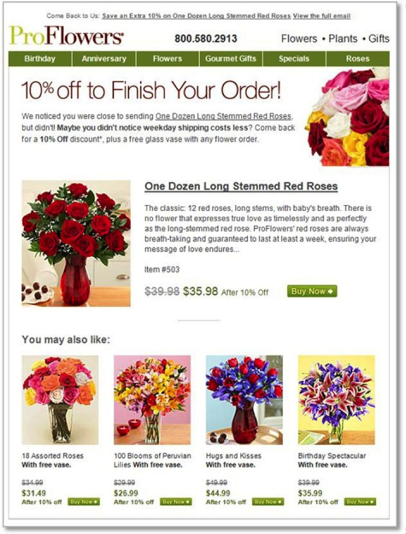 26 Ideal Proflowers Free Vase Code 2024 free download proflowers free vase code of 9 ways to leverage remarketing and retargeting inside this retargeting ad from proflowers advises customers that shipping is cheaper during weekdays so they