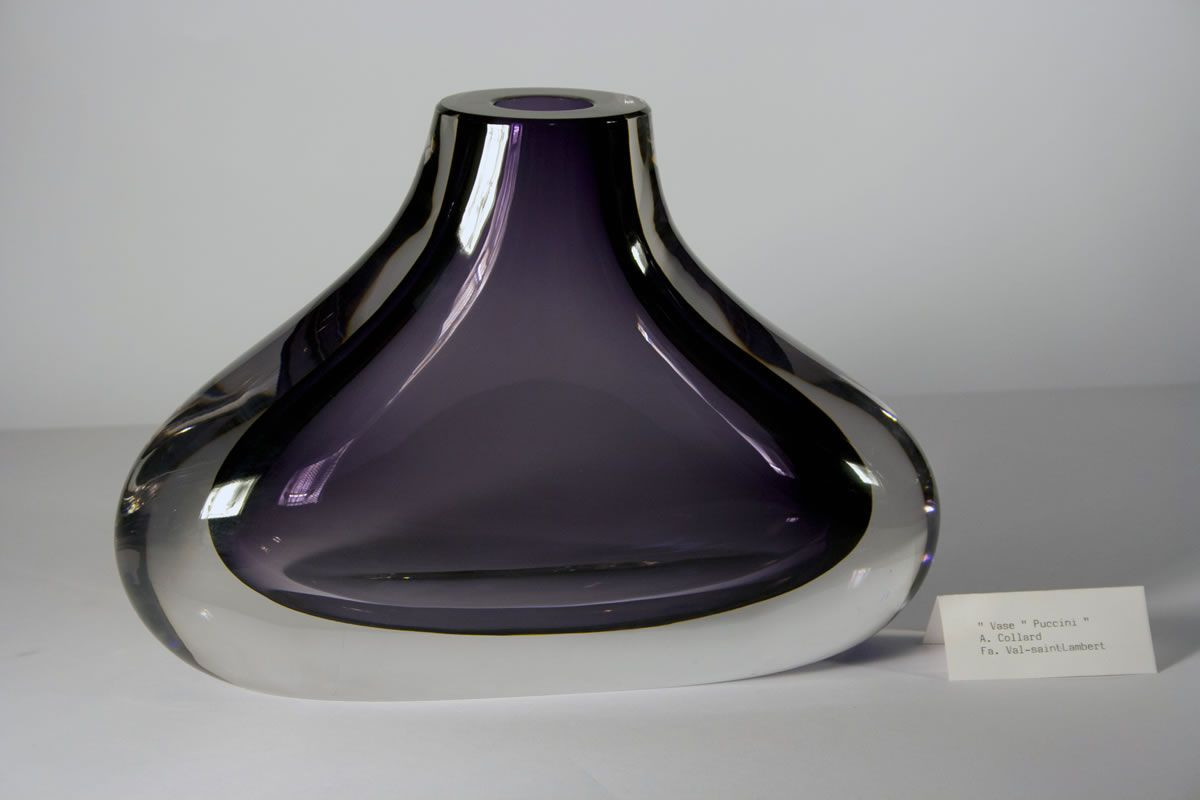 purple glass gems for vases of val st lambert studio cristal vase puccini alfred collard for val st lambert studio cristal vase puccini alfred collard crystal