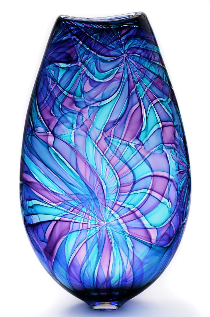 purple glass stones for vases of 128 best glass art images on pinterest crystals glass art and vases pertaining to flower vase bob crooks shades of purple and blue