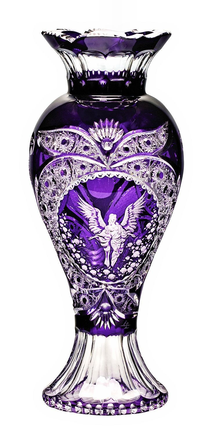 19 Fabulous Purple Swirl Vase 2023 free download purple swirl vase of 224 best art crystal fine glass images on pinterest candy in footed violet vase with angel engraving