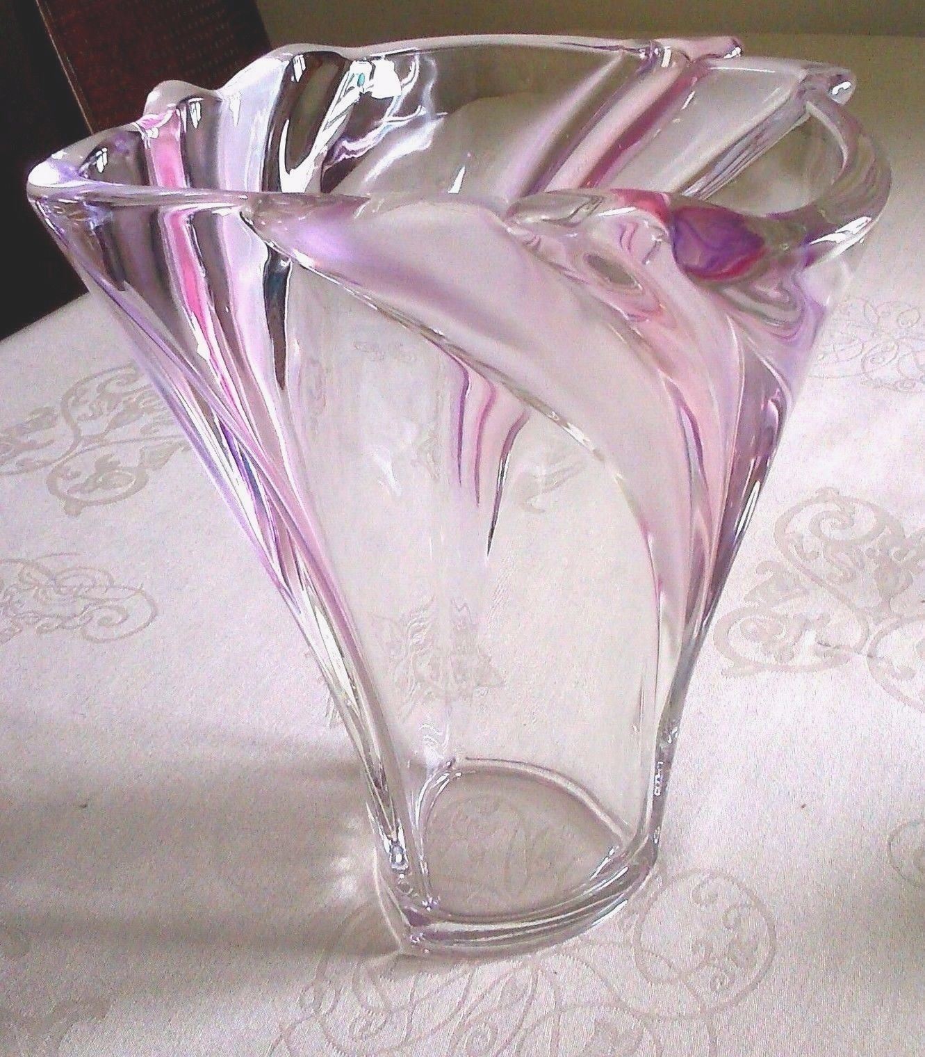 19 Fabulous Purple Swirl Vase 2023 free download purple swirl vase of walther glass mikasa perfect large 9 5 tall 1 9 kilo clear pink with regard to glass