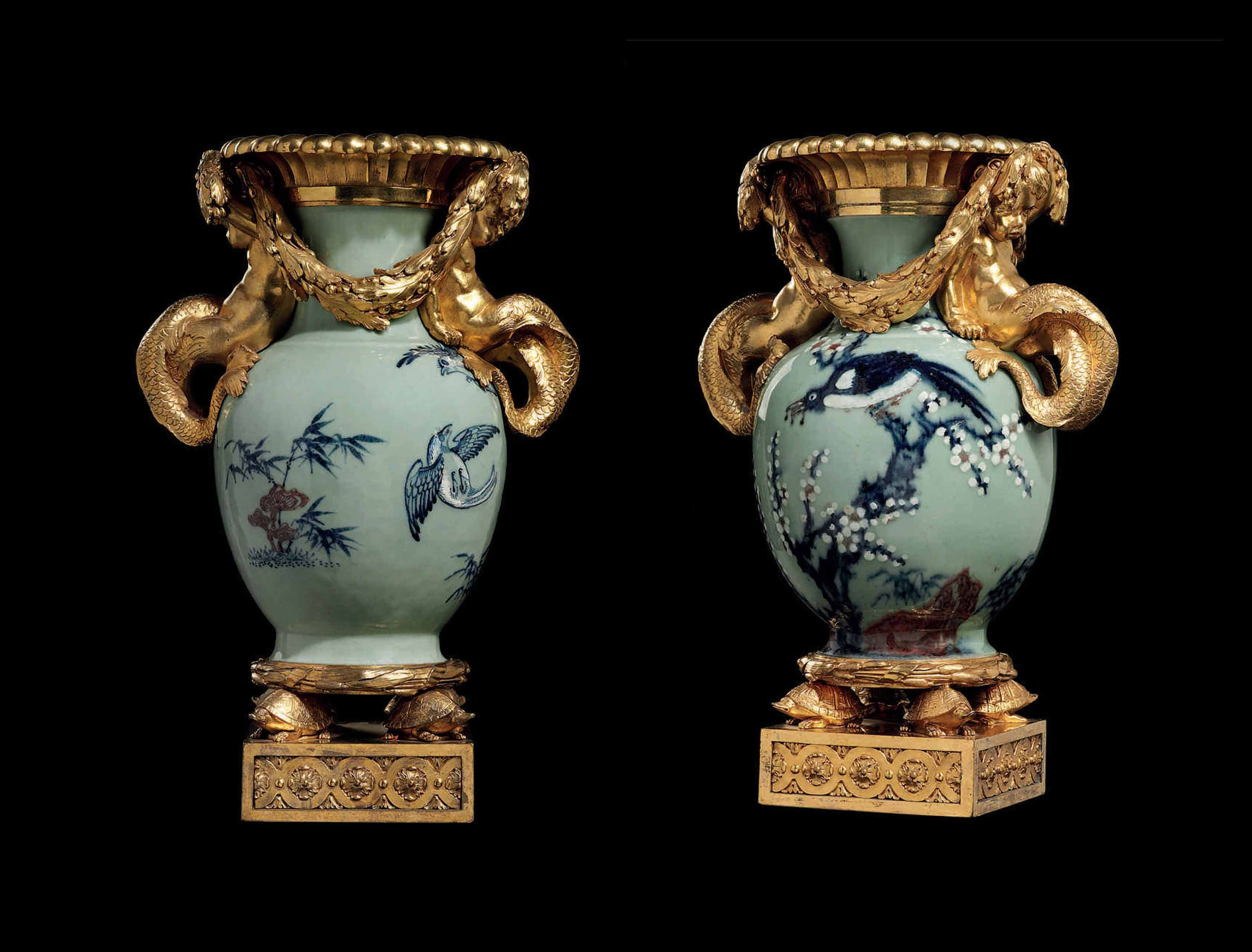 14 Popular Qianlong Vase Price 2023 free download qianlong vase price of c1770 lot 14 a near pair of late louis xv ormolu mounted chinese with regard to a near pair of late louis xv ormolu mounted chinese celadon porcelain vases aux tritons