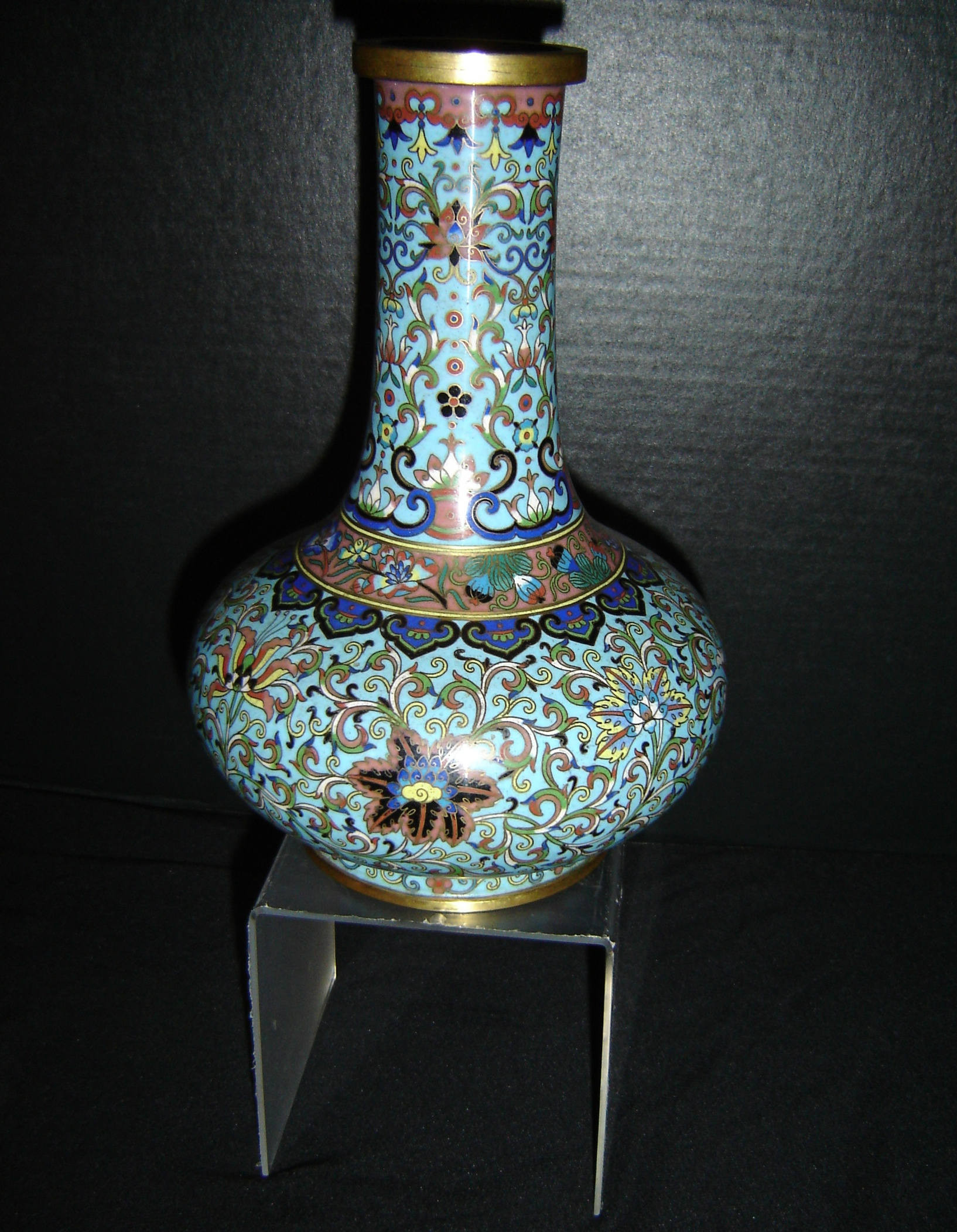 qing dynasty vase of antique chinese imperial qing dynasty small cloisonne enamel in dzoom