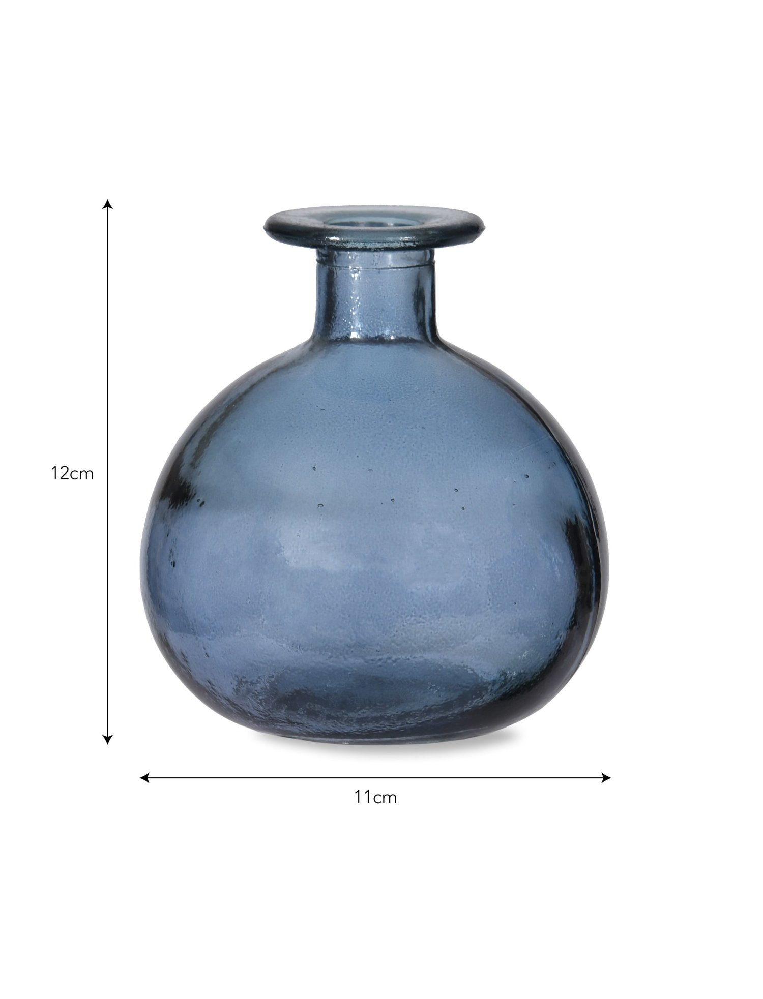 Recycled Glass Vase Blue Of Round Bud Vase Plain Useful with Regard to Round Bud Vase