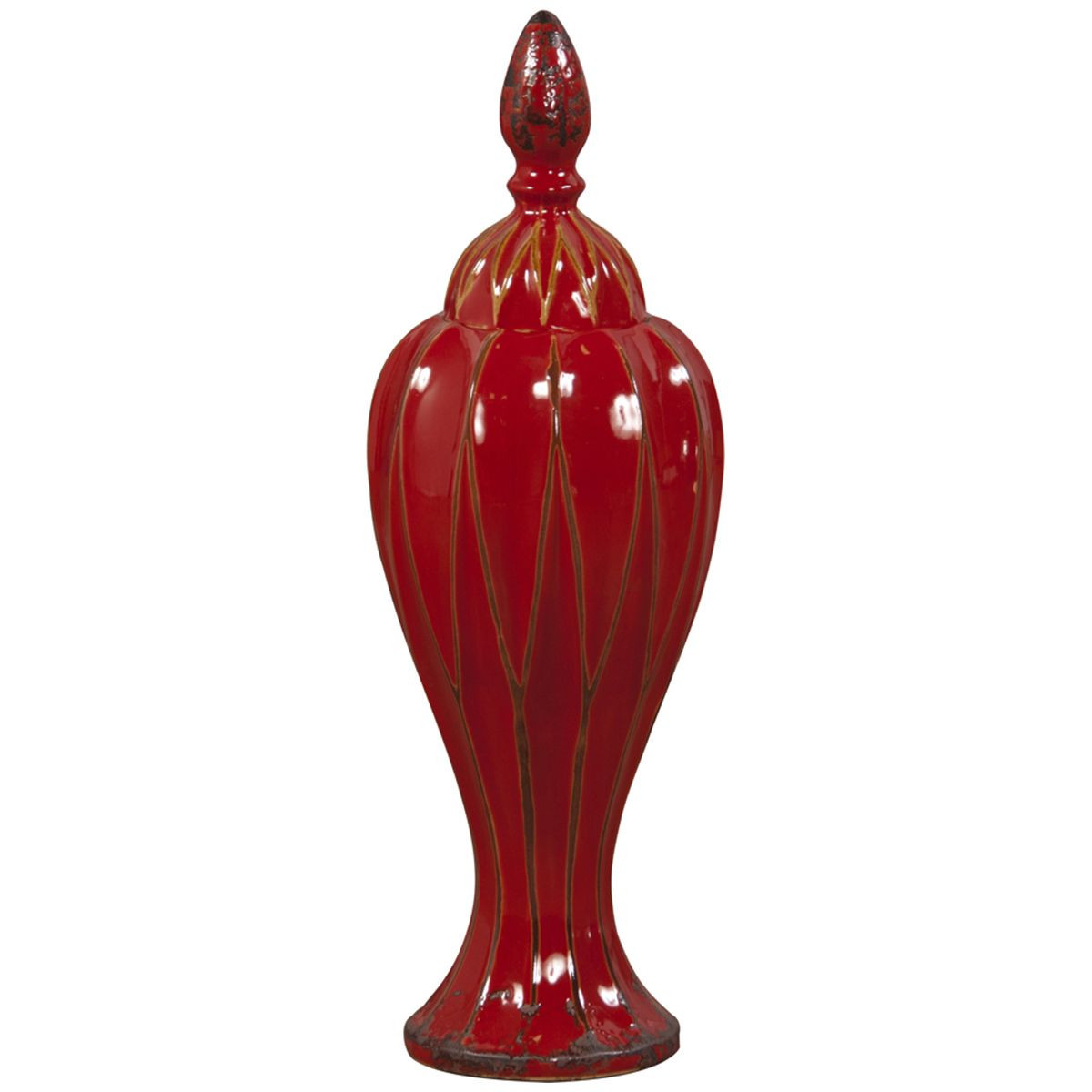red ceramic vases and urns of howard elliott glossy red glaze ceramic vase with lid howard pertaining to howard elliott glossy red glaze ceramic vase with lid
