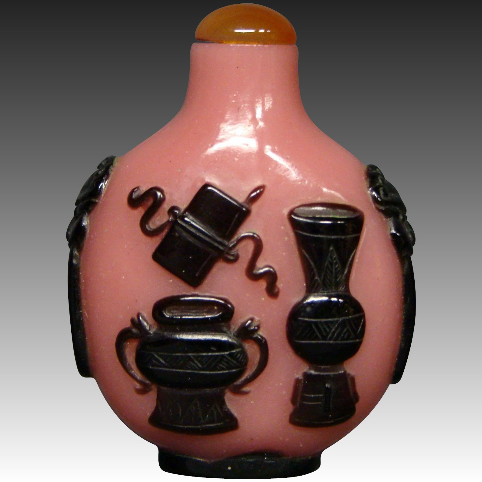 red ceramic vases and urns of peking cameo glass snuff bottle rosaline black vessels and vases intended for click to expand