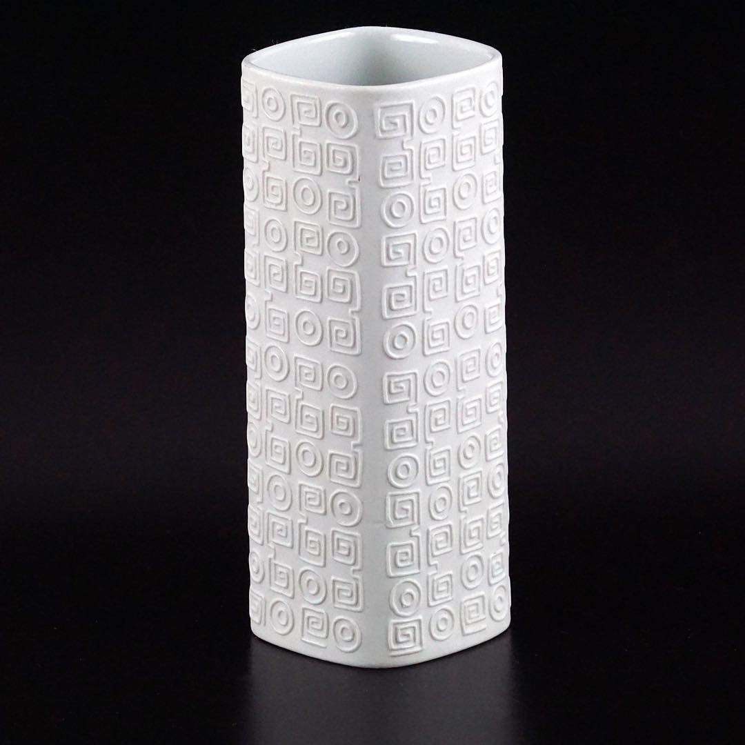 15 attractive Rosenthal Crystal Vase Germany 2024 free download rosenthal crystal vase germany of modernistvase hash tags deskgram pertaining to vintage rosenthal studio line germany cuno fischer square tribal geometric white vase retrodecor