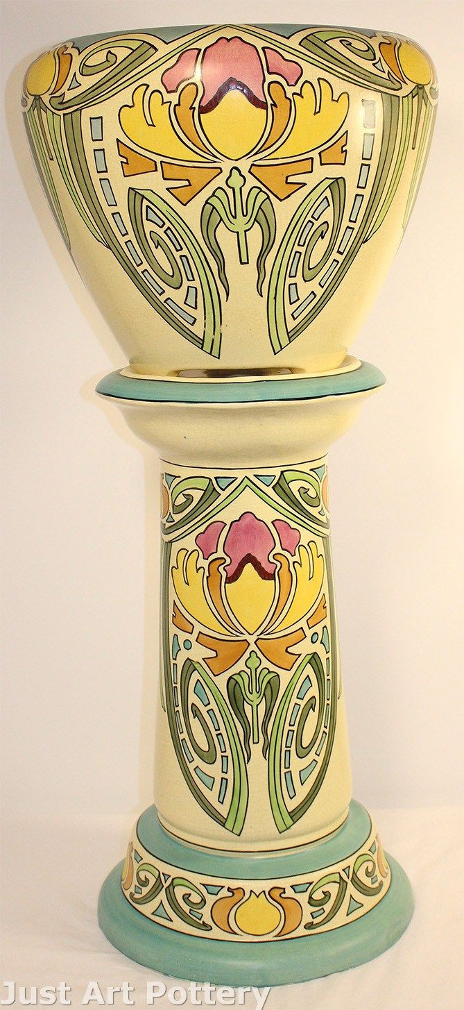 20 attractive Roseville Clematis Vase 2024 free download roseville clematis vase of 890 best roseville pottery images on pinterest antique pottery with roseville pottery persian ceramic design jardiniere and pedestal 462 from just art pottery