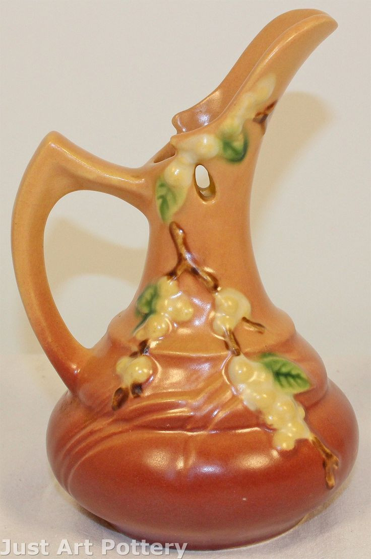 18 Spectacular Roseville Pottery Vase Clematis 2024 free download roseville pottery vase clematis of 104 best vases images on pinterest roseville pottery weller in roseville pottery snowberry pink ewer 1tk 6 from just art pottery