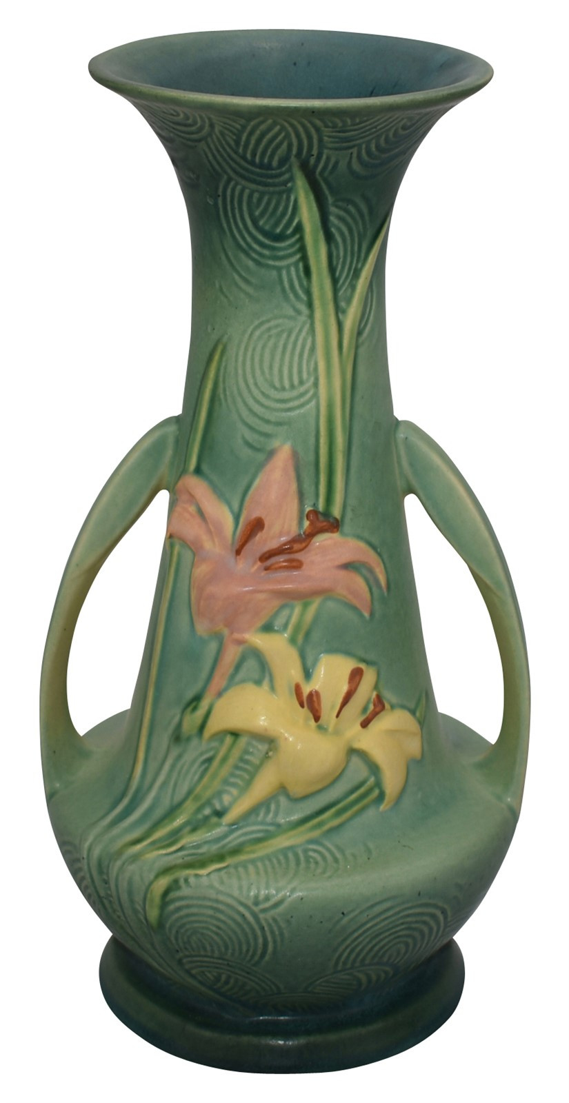 roseville snowberry vase of just art pottery from just art pottery intended for roseville pottery zephyr lily green vase 140 12