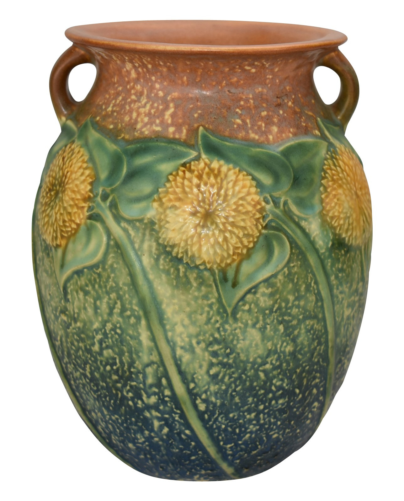 17 Unique Roseville Snowberry Vase 2022 free download roseville snowberry vase of roseville pottery sunflower vase 491 8 just art pottery from just inside roseville pottery sunflower vase 491 8