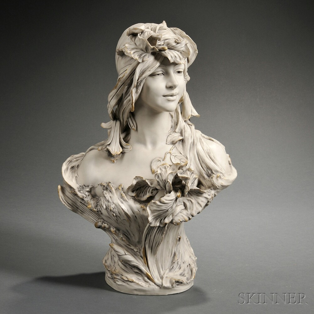 10 Lovely Royal Dux Vase 2024 free download royal dux vase of search all lots skinner auctioneers within royal dux art nouveau porcelain bust of a nymph