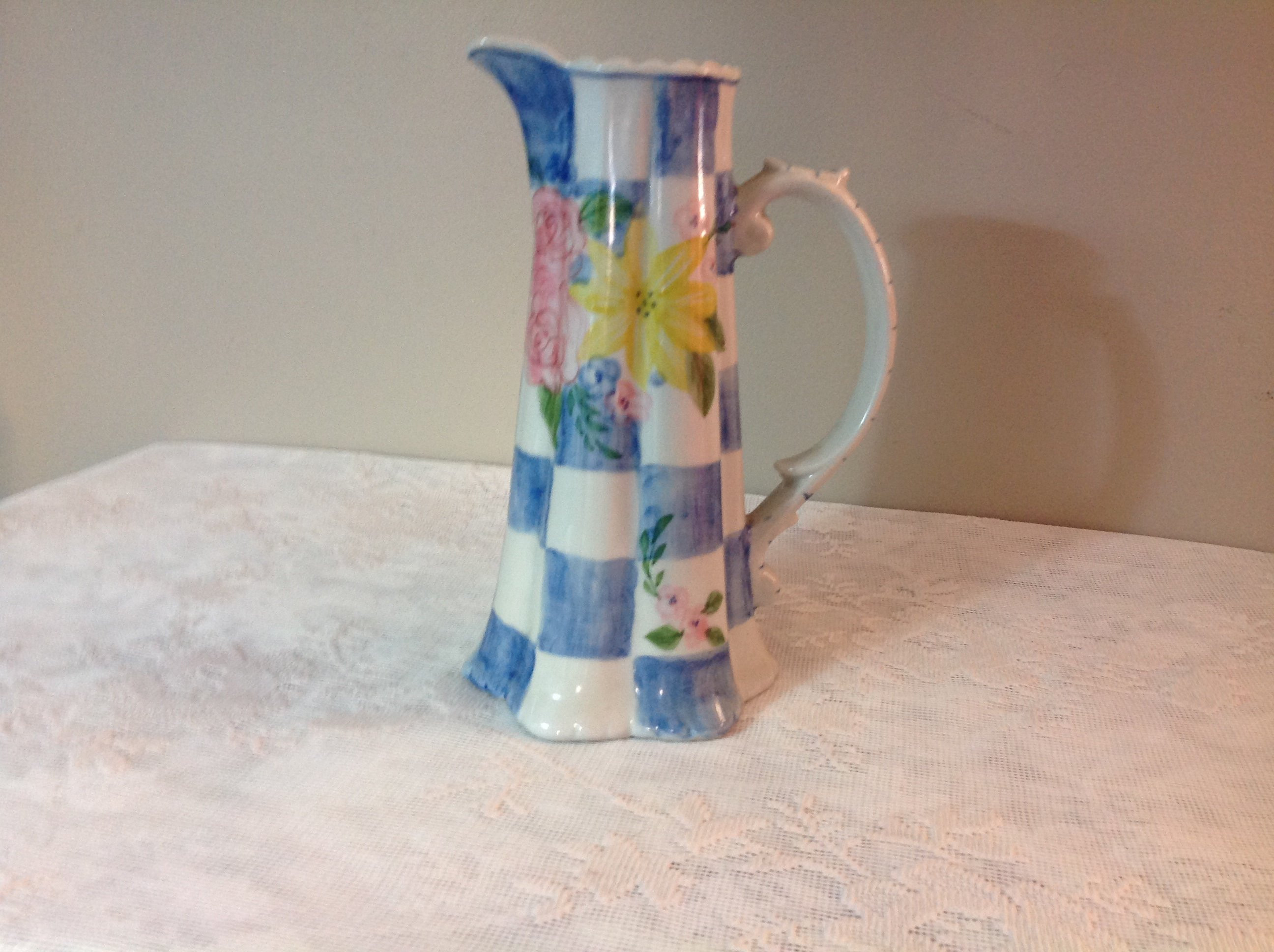 12 Lovely Royal Haeger Vase 2024 free download royal haeger vase of vintage flowered pitcher vase andrea sadek vase pitcher etsy with regard to dc29fc294c28ezoom