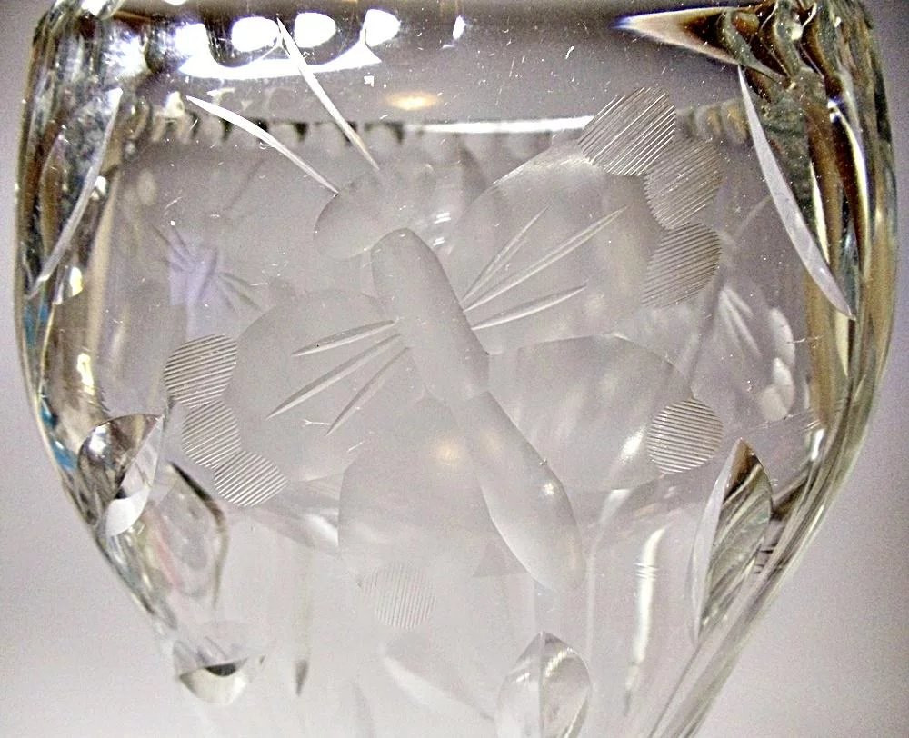 13 Stylish Ruby Cut Glass Vase 2024 free download ruby cut glass vase of 12 cut glass corset vase butterflies stems leaves late pertaining to click to expand