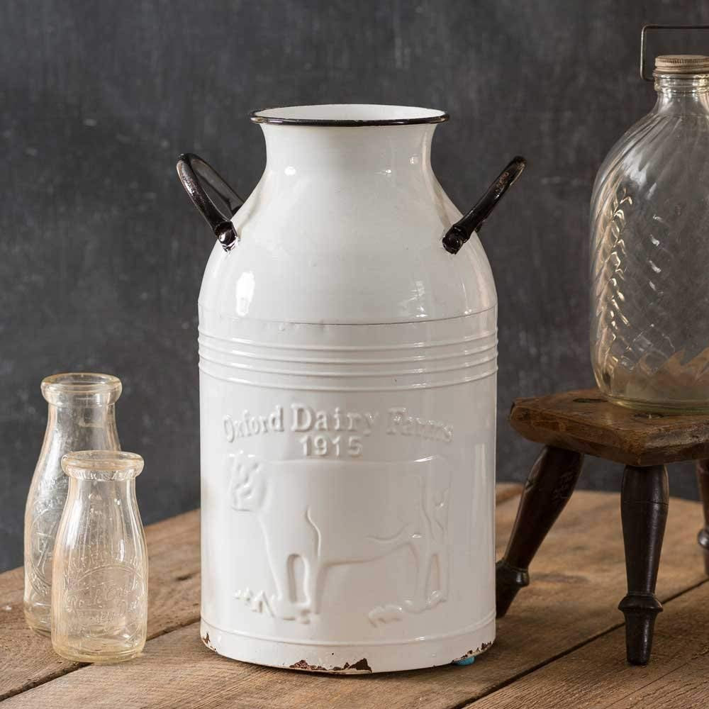 19 Recommended Rustic Metal Flower Vase 2024 free download rustic metal flower vase of amazon com large white farms milk can 14 container flower pitcher with regard to amazon com large white farms milk can 14 container flower pitcher vase for home d