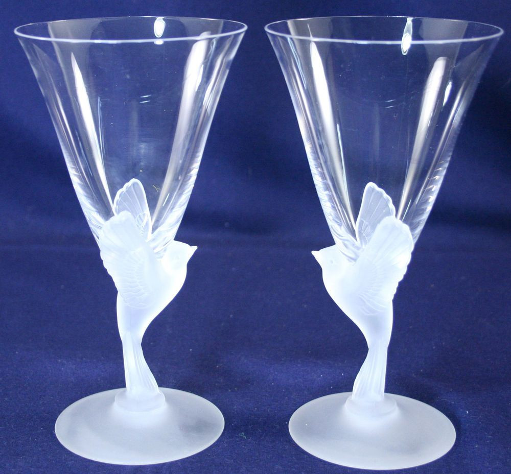 17 Popular Sasaki Crystal Vase 2024 free download sasaki crystal vase of sasaki crystal wings frosted dove bird 2 water goblets decoraac287ao intended for sasaki crystal wings frosted dove bird 2 water goblets
