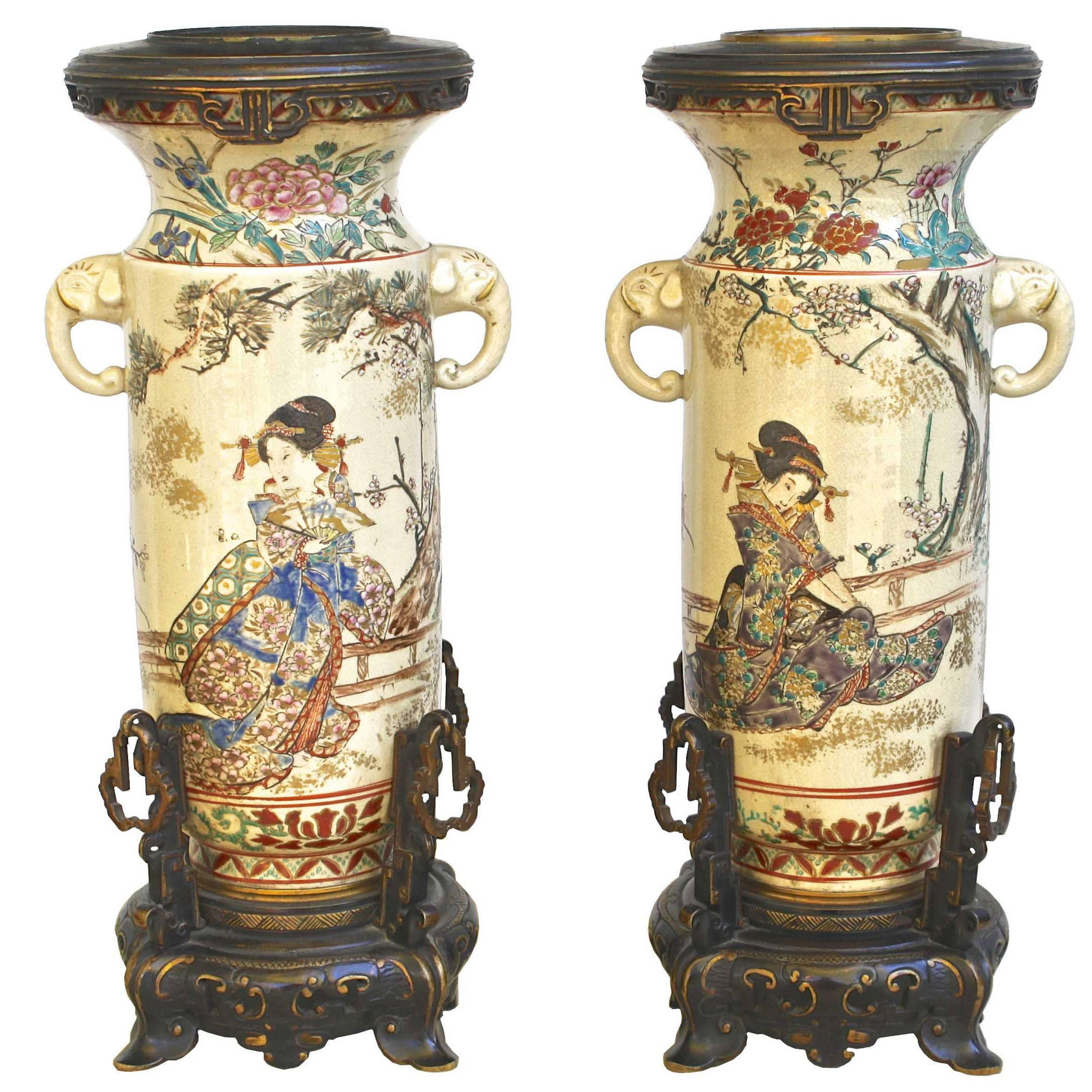 16 Recommended Satsuma China Vase 2024 free download satsuma china vase of early 20th century pair of japanese satsuma vases in painted ceramic in early 20th century pair of japanese satsuma vases in painted ceramic for sale at 1stdibs