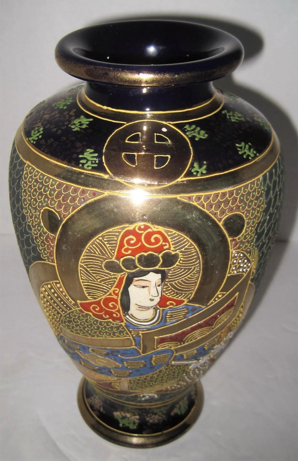 16 Recommended Satsuma China Vase 2024 free download satsuma china vase of moriage satsuma japan gold gilt vase w cobalt blue hand painted in click to expand