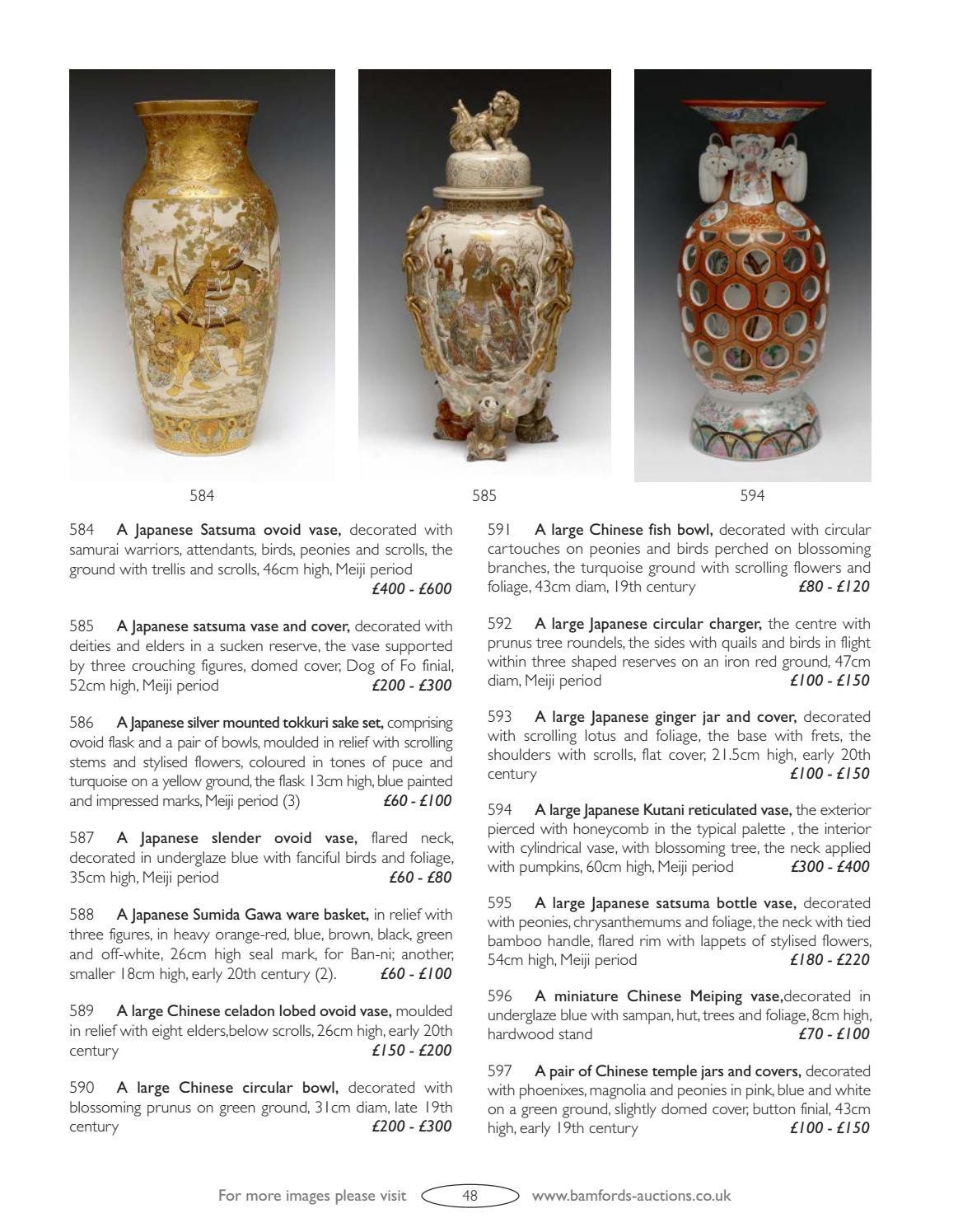 29 Fabulous Satsuma Vase Markings 2024 free download satsuma vase markings of bamfords auctioneers valuers by jamm design ltd issuu inside page 50