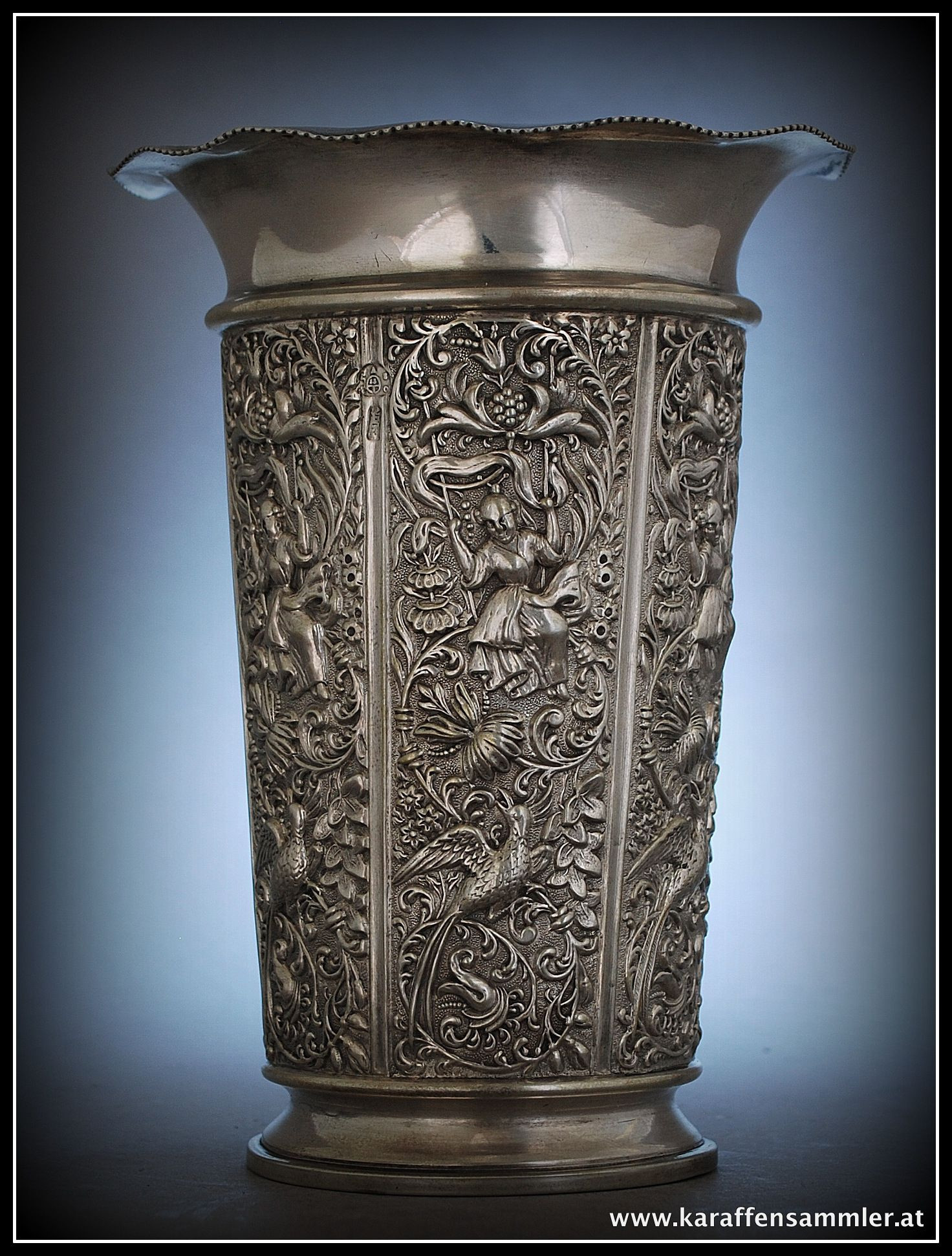 silver vase set of austrian vienna 1840 silver vase in the chinese taste antique with regard to austrian vienna 1840 silver vase in the chinese taste