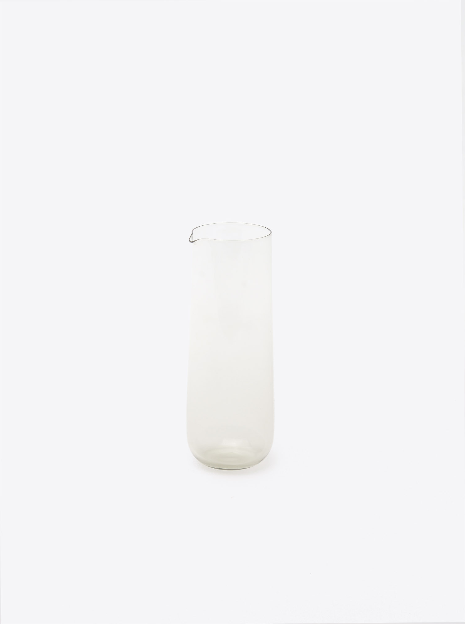 smoke grey glass vase of carafe glass 50cl designed by vincent van duysen very modernist inside carafe crystal glass smoke 50cl