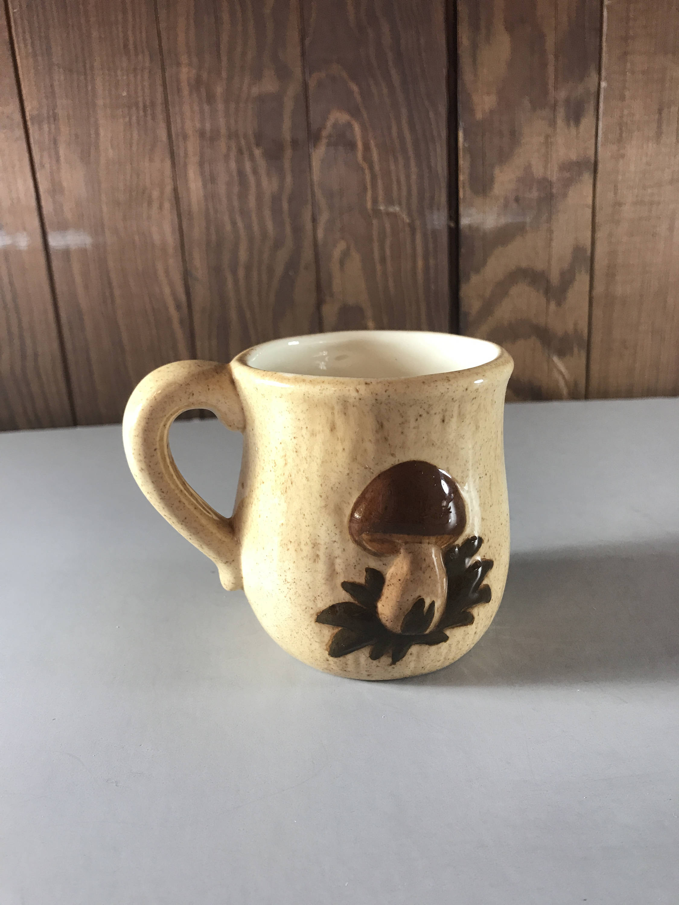 stacked teacup vase of ceramic coffee mug mushroom coffee mug brown coffee mug etsy throughout dzoom