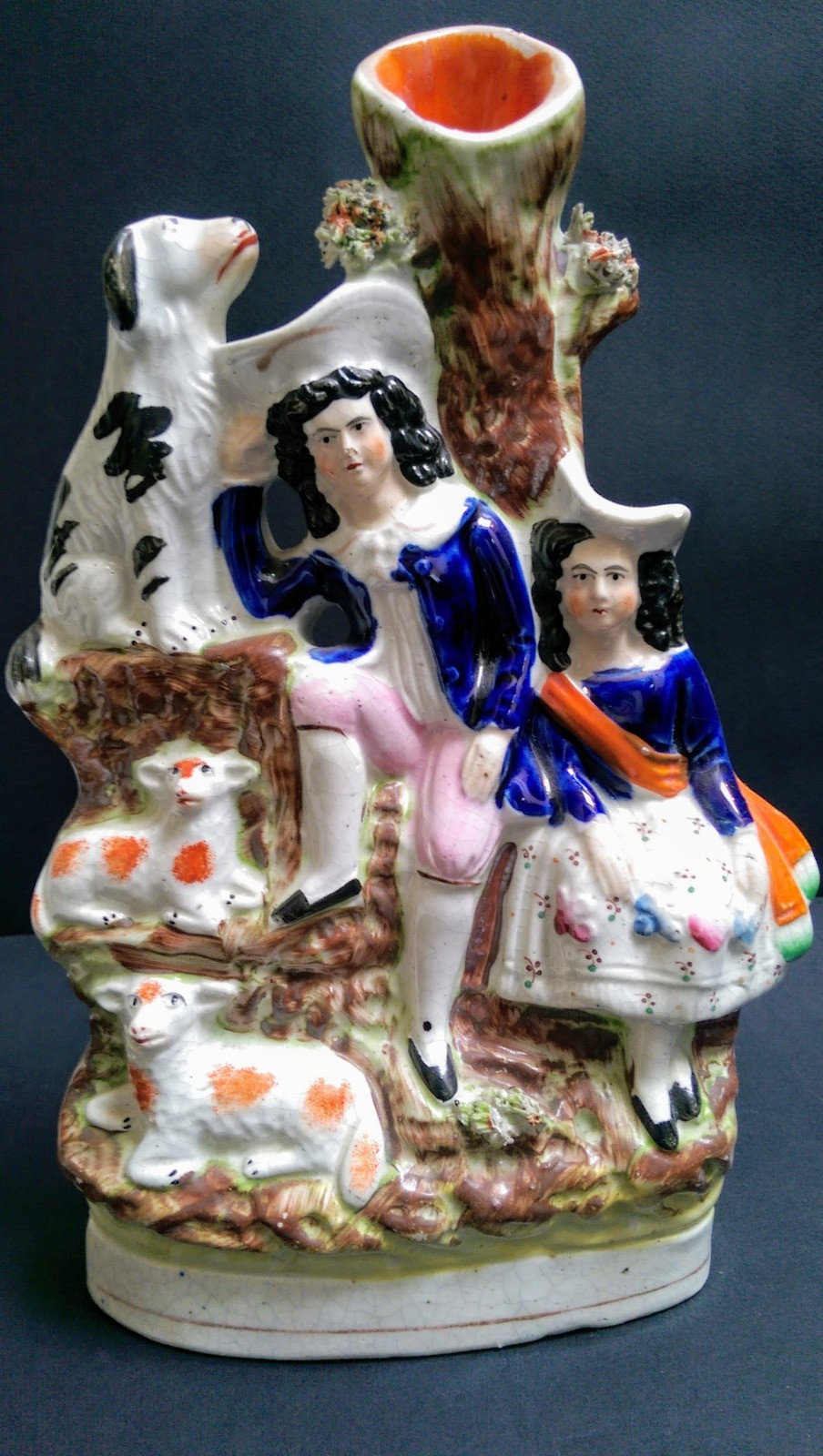 staffordshire spill vases of staffordshire figure group spill vase c 1855 gt i 1595 131 with regard to staffordshire figure group spill vase c 1855 1 of 6