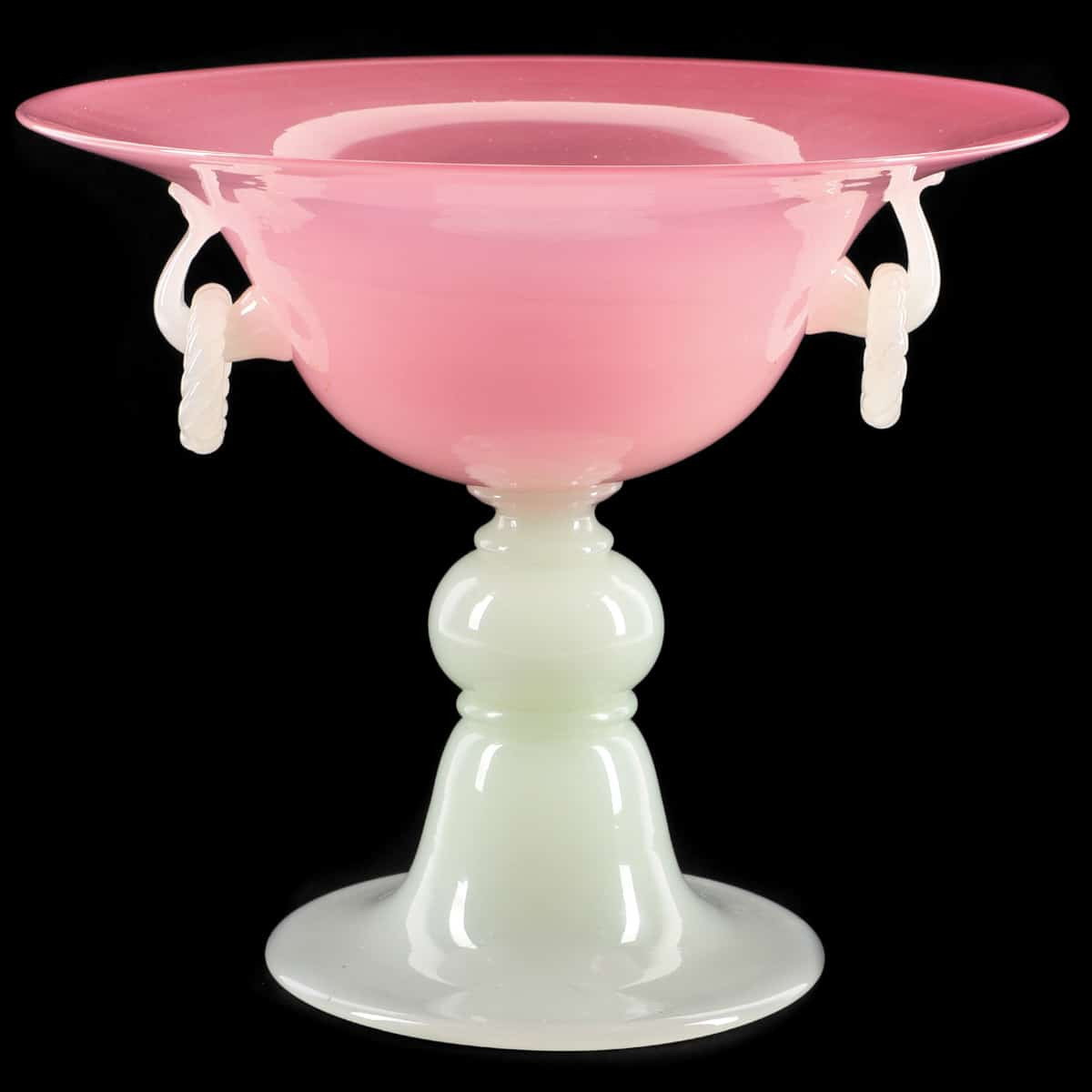steuben glass vase of glass crystal intended for carder steuben rosaline and alabaster glass compote ahlers ogletree auction gallery