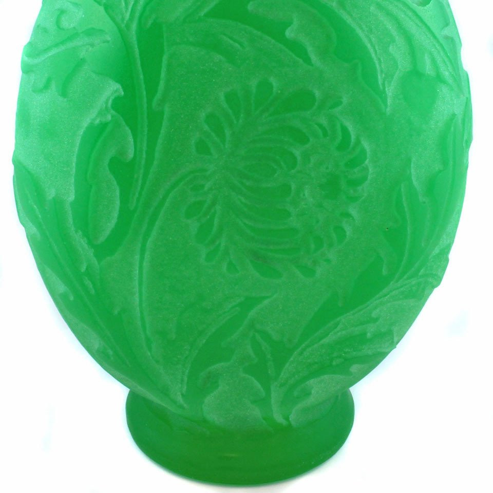 Steuben Vase Value Of Steuben Green Jade Cameo Cut Vase at 1stdibs In Circa 1930s Steuben American Sculpted Using their Famous Acid Cut Back Method