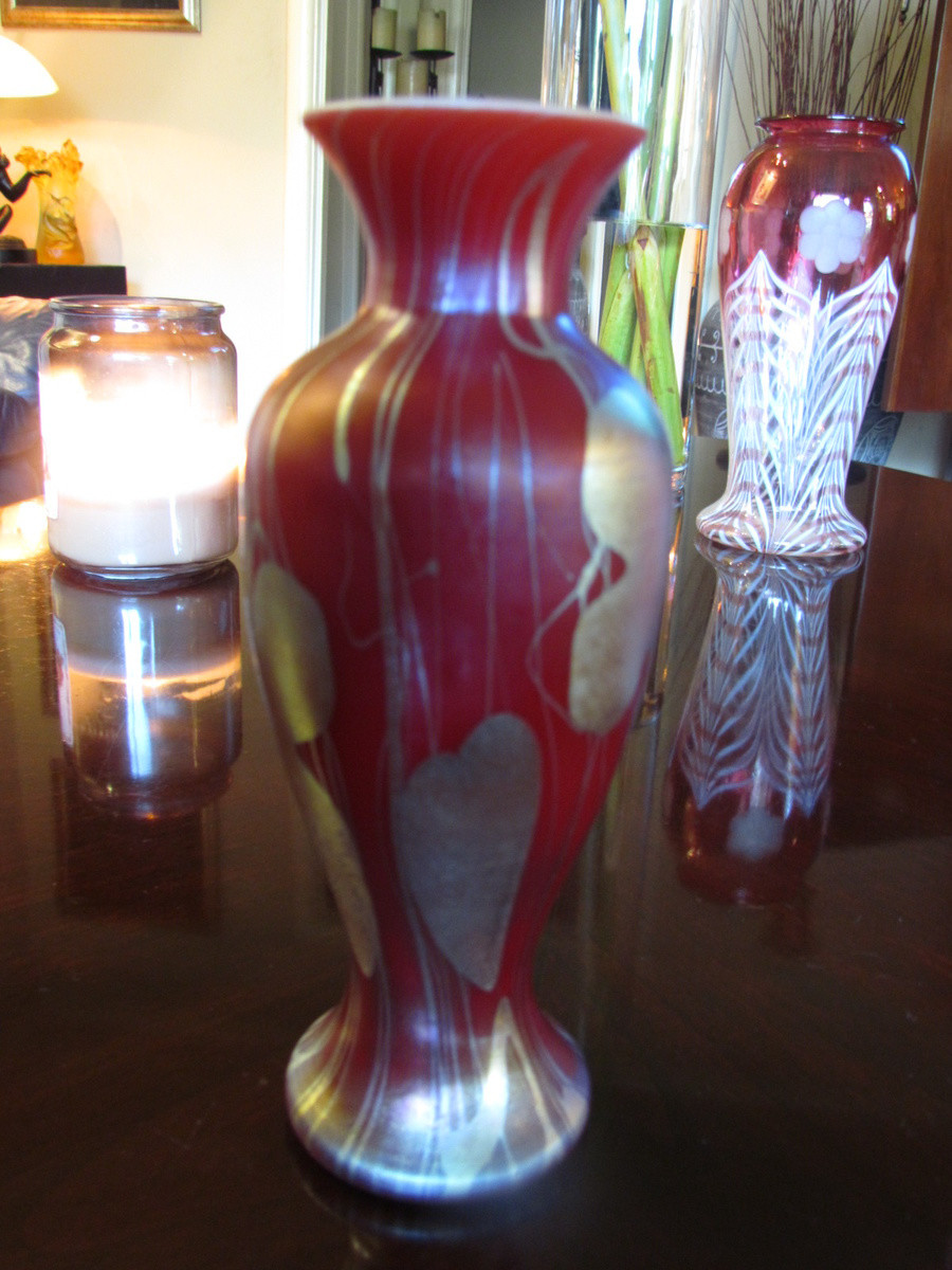 steuben vase value of steuben red aurene vase collectors weekly in 6jhnpkyolwyn4x80bhaujg