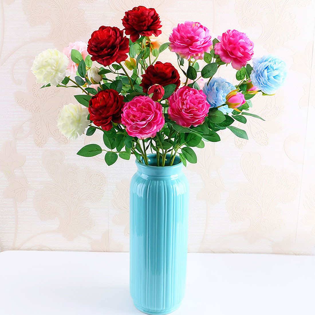 16 Best Sunflower Ceramic Vase 2024 free download sunflower ceramic vase of aliexpress com buy peony flowers 2018 1pc valentines day 3 head pertaining to aliexpress com buy peony flowers 2018 1pc valentines day 3 head flowers branch home de