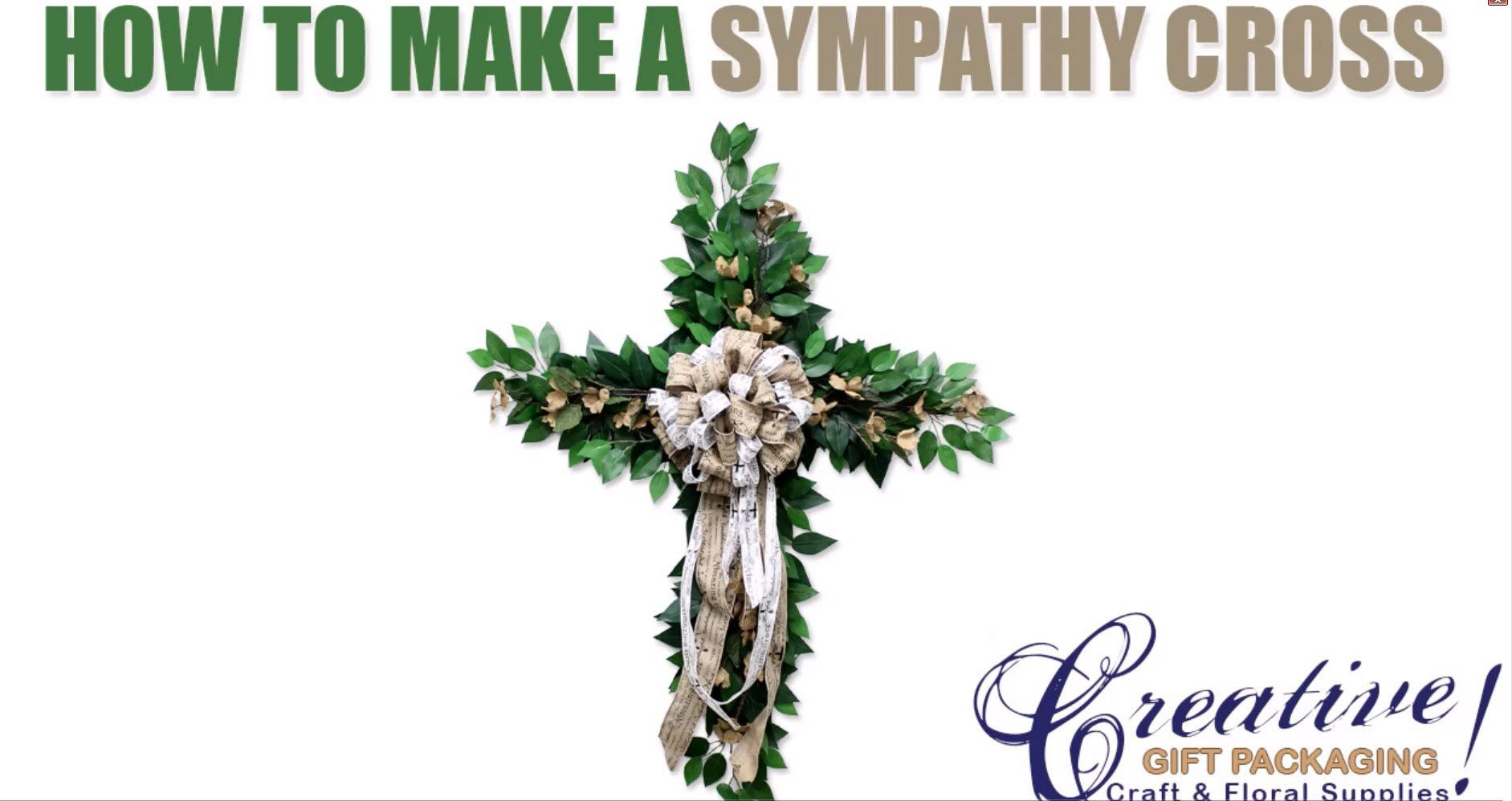 10 Ideal Sympathy Cross Vase 2024 free download sympathy cross vase of how to make a sympathy cross for a funeral cross wreath youtube with regard to how to make a sympathy cross for a funeral cross wreath youtube