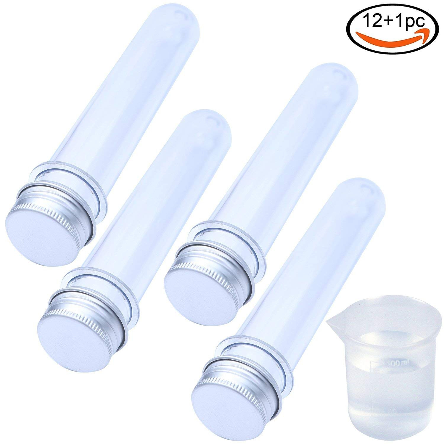 Tall Clear Plastic Vases Of Amazon Com Test Tubes Lab Tubes Industrial Scientific with Regard to Rainbow B 12 Clear Plastic Test Tubes with Screw Caps Bath Salt Containers