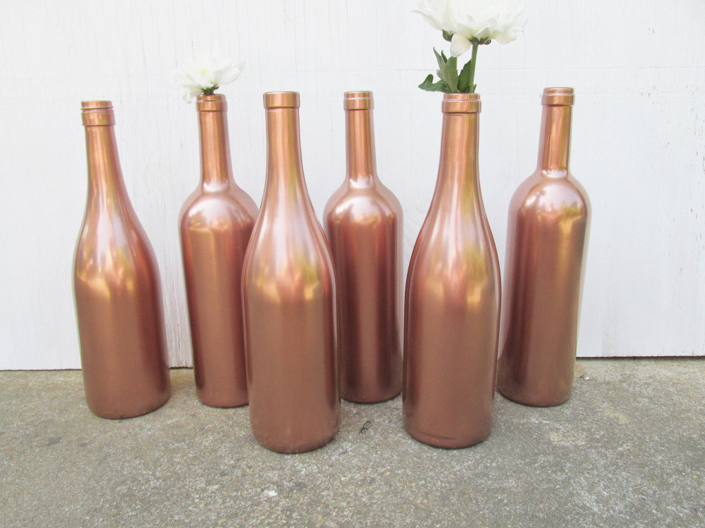 24 Stunning Tall Gold Metal Vase 2024 free download tall gold metal vase of inspirational painted wine bottle flower vases matallic rose gold for gallery of rose gold vases with flowers