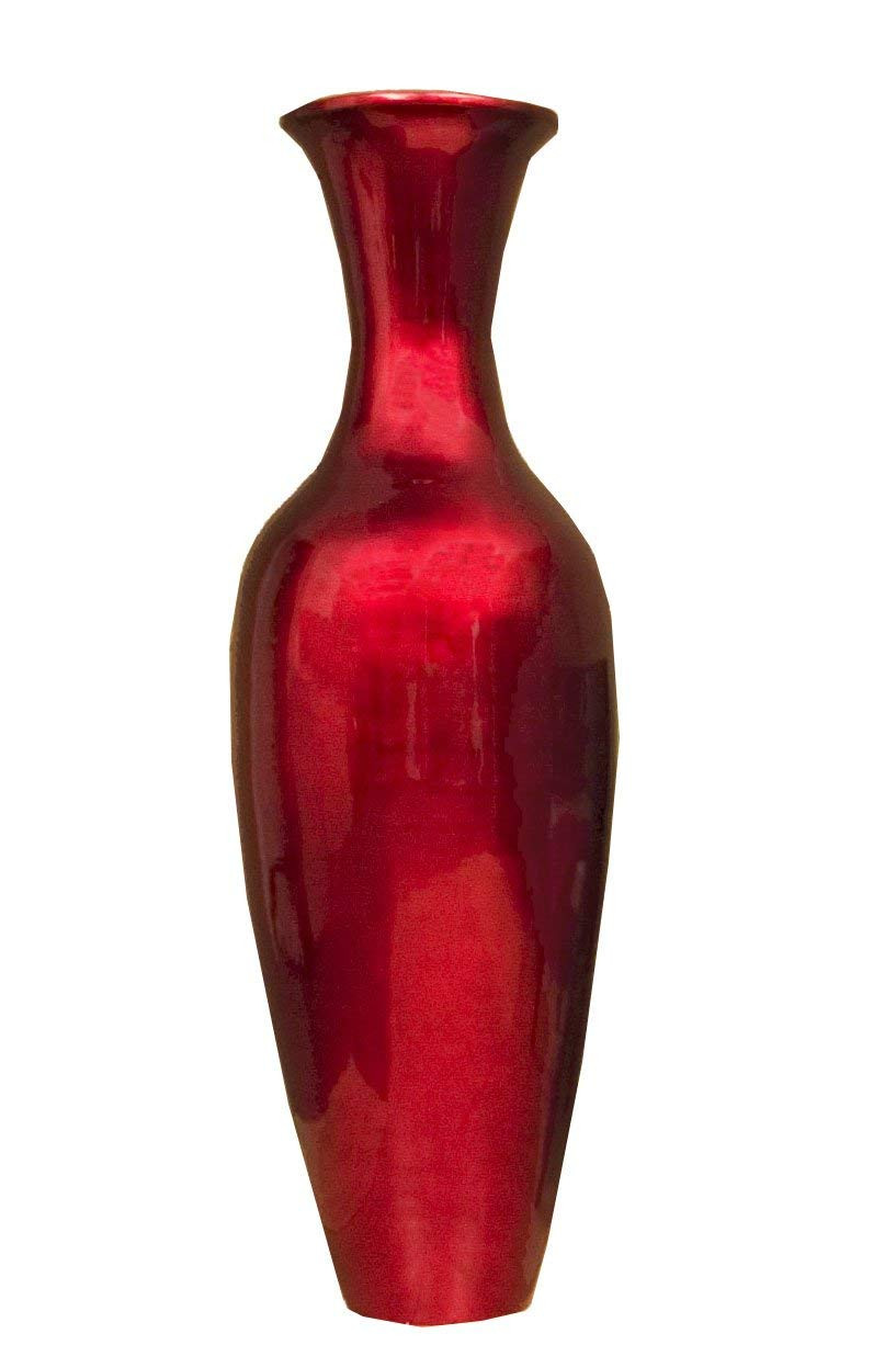 tall red ceramic vase of amazon com greenfloralcrafts 36 in classic bamboo large floor vase throughout amazon com greenfloralcrafts 36 in classic bamboo large floor vase silver home kitchen