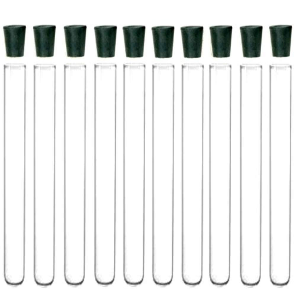 test tube bud vases in rack of glass test tube sets with rubber stoppers size and quantity in glass test tube sets with rubber stoppers size and quantity variations 3 3 boro karter scientific amazon com industrial scientific