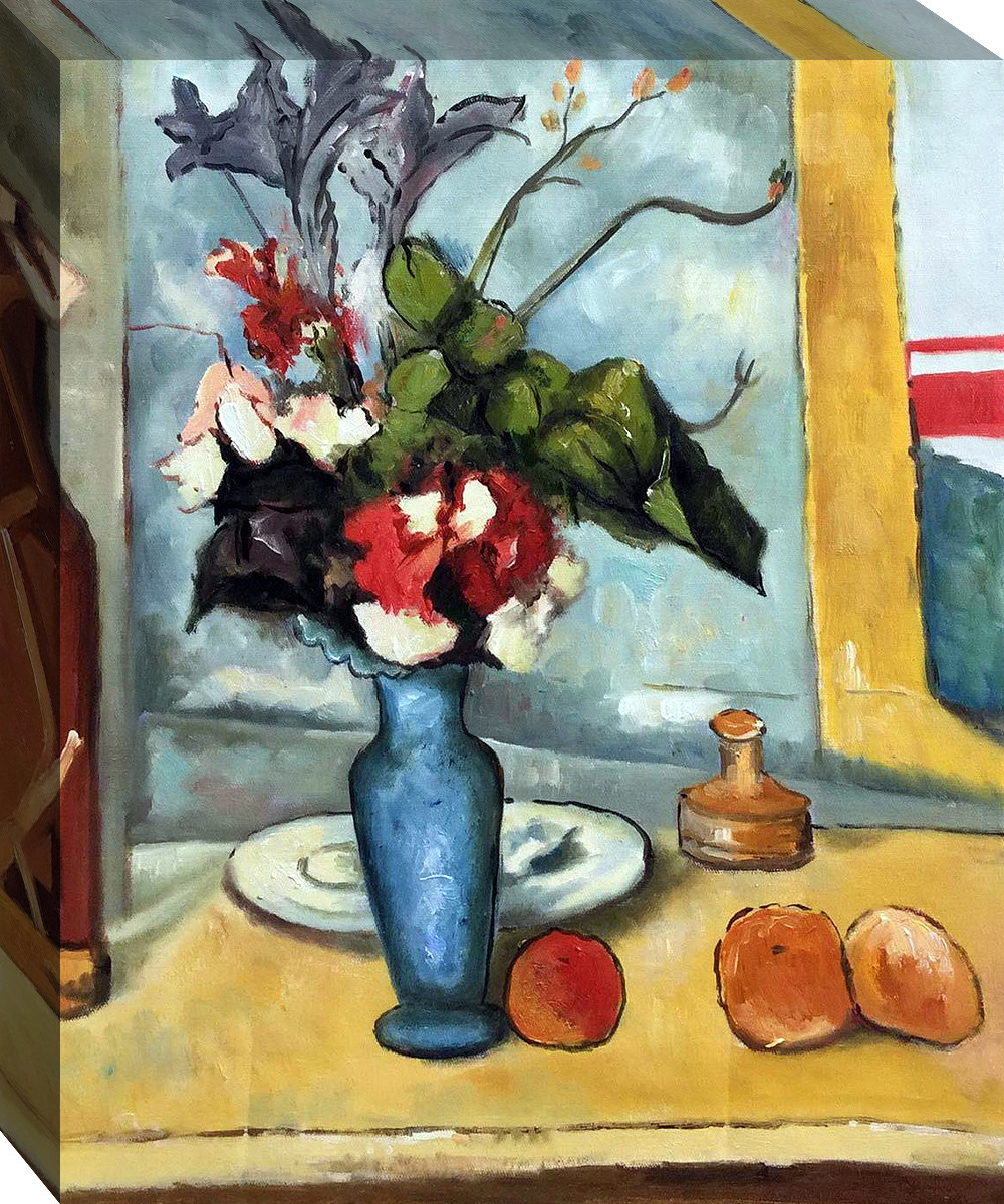 the blue vase by paul cezanne original of le vase bleu paul cezanne oil painting replica for what is gallery wrap