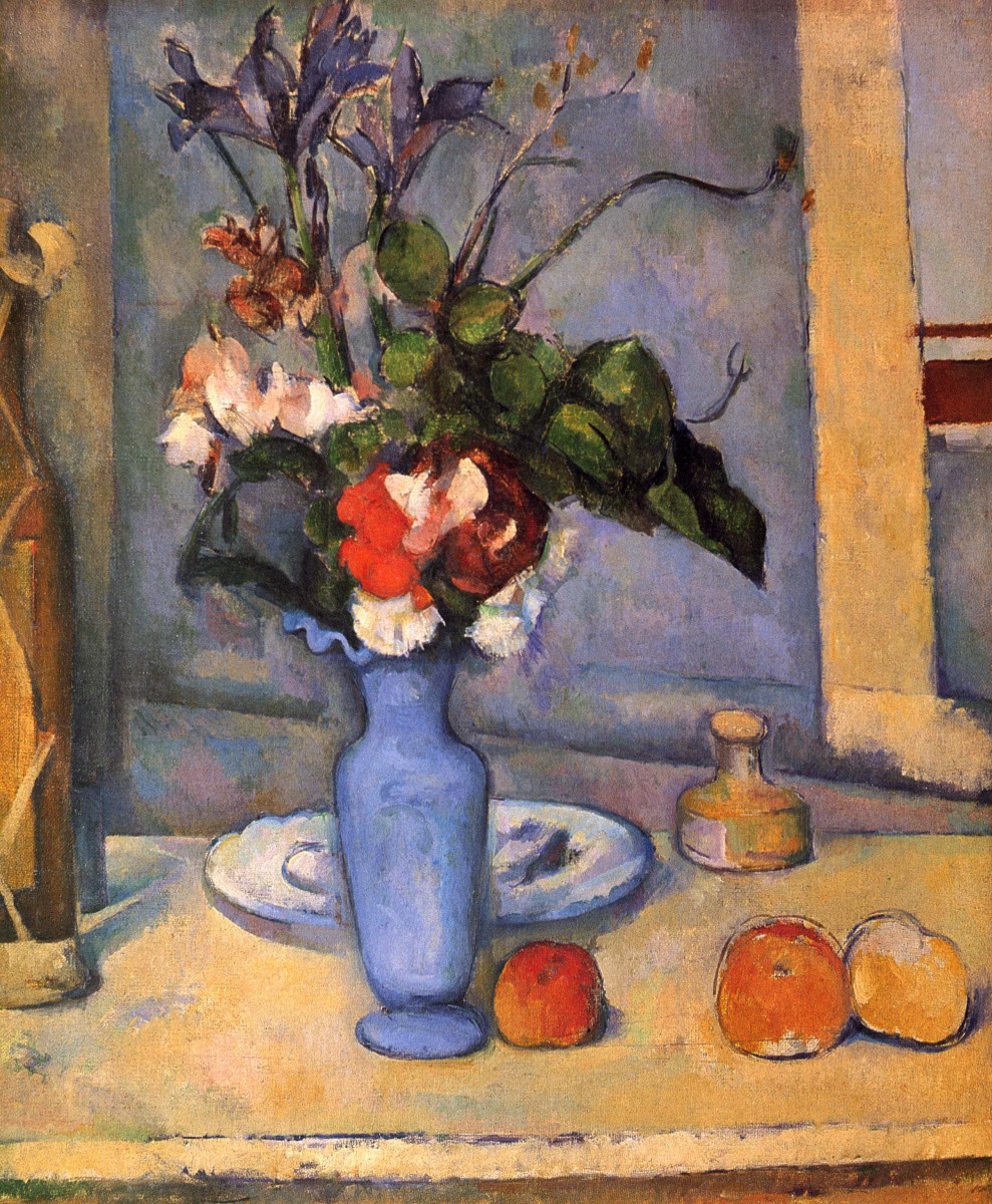 the blue vase by paul cezanne original of still life with blue vase by paul cezanne history analysis facts intended for paul cezanne still life with blue vase
